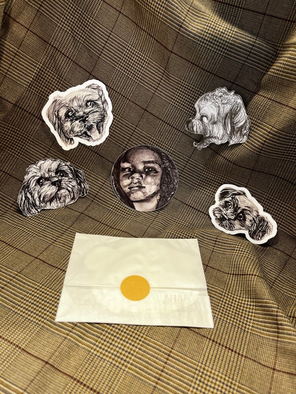 Charcoal Sticker Pack